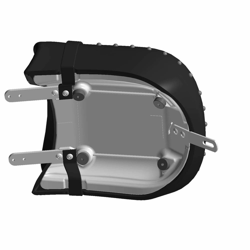 Indian Motorcycle Passenger Seat Assembly, Black, Genuine OEM Part 2686581-01, Qty 1