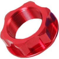 Steering Stem Nut & Bolt Red M22x30 P1.0 H12