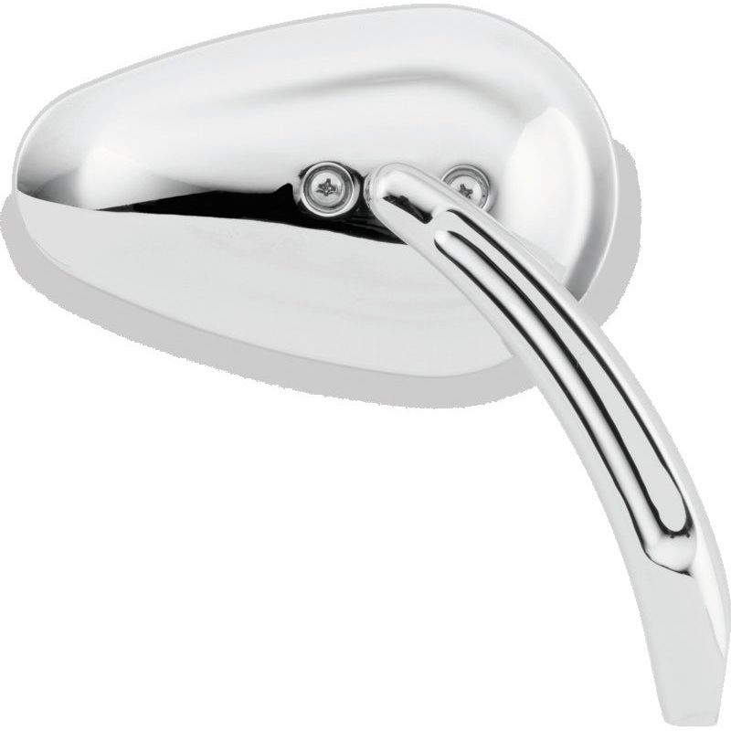 Bikers Choice 65-Up Chrome Tapered Mirrors Universal Custom Pair