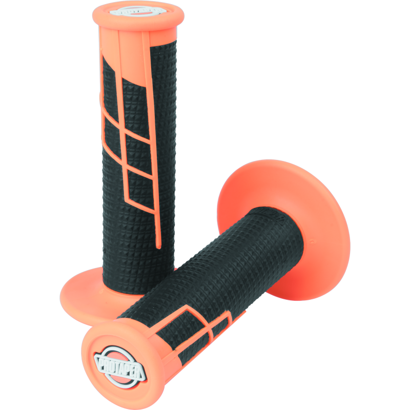 
                      
                        ProTaper Clamp-On 1/2 Waffle Grip - Neon Orange/Black
                      
                    
