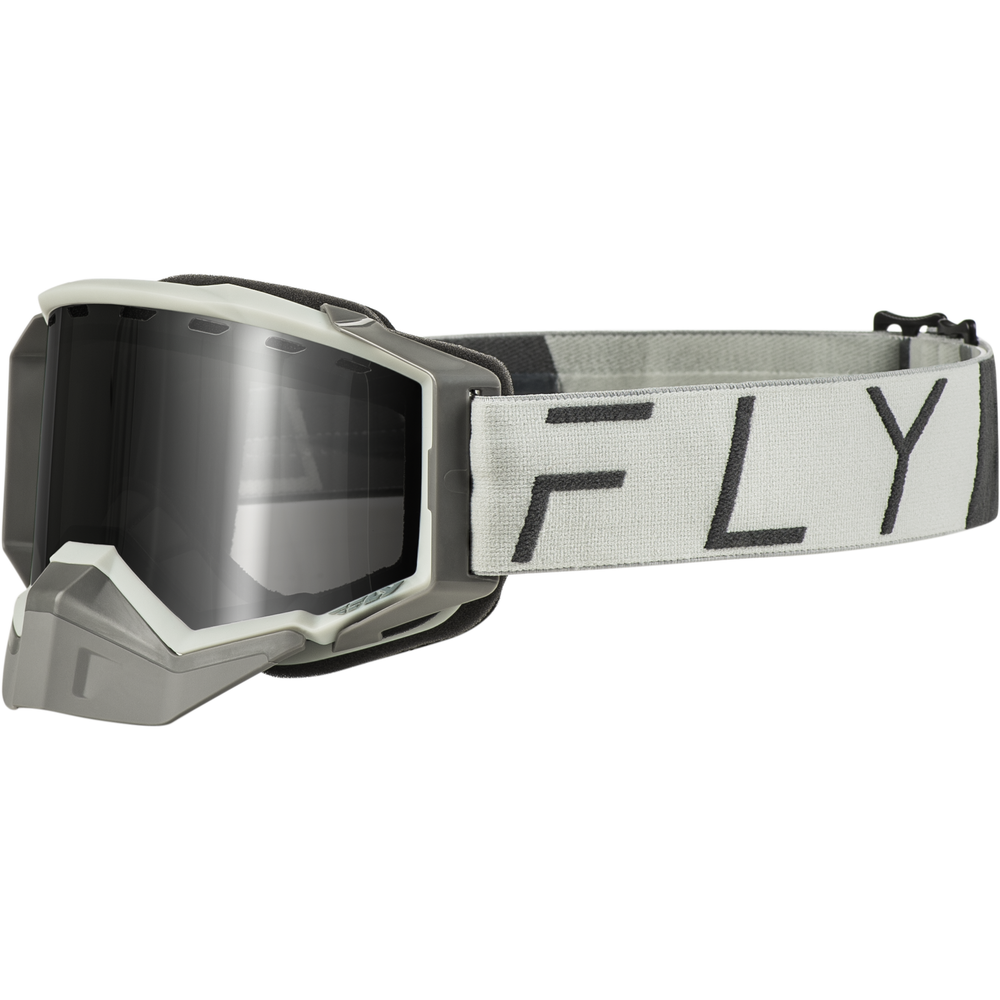 Zone Pro Snow Goggle Grey W/ Silver Mir/Plrzd Smoke Lens