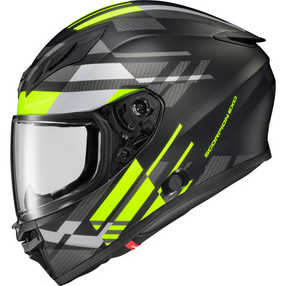 Exo R430 Full Face Helmet Paradox Hi Viz Xl