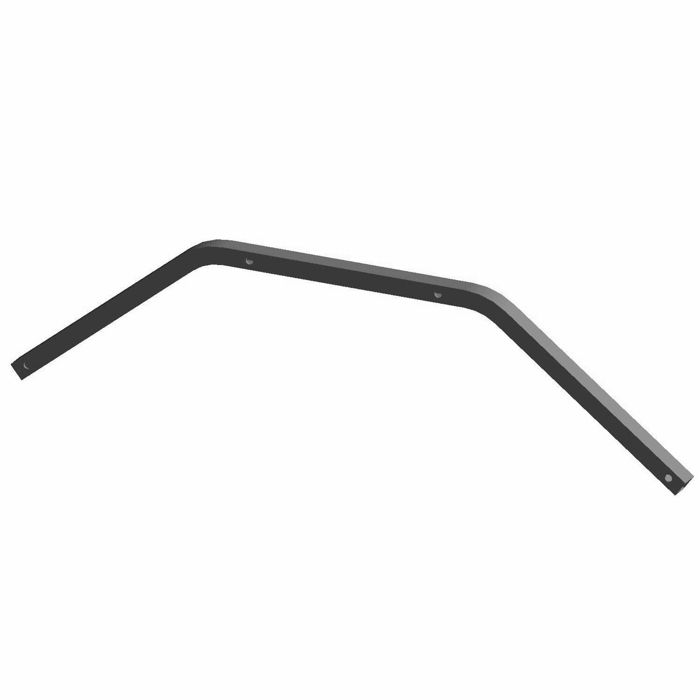 Polaris ATV Tube-Support, Rear Rack, Front, Black, Genuine OEM Part 5335770-329, Qty 1