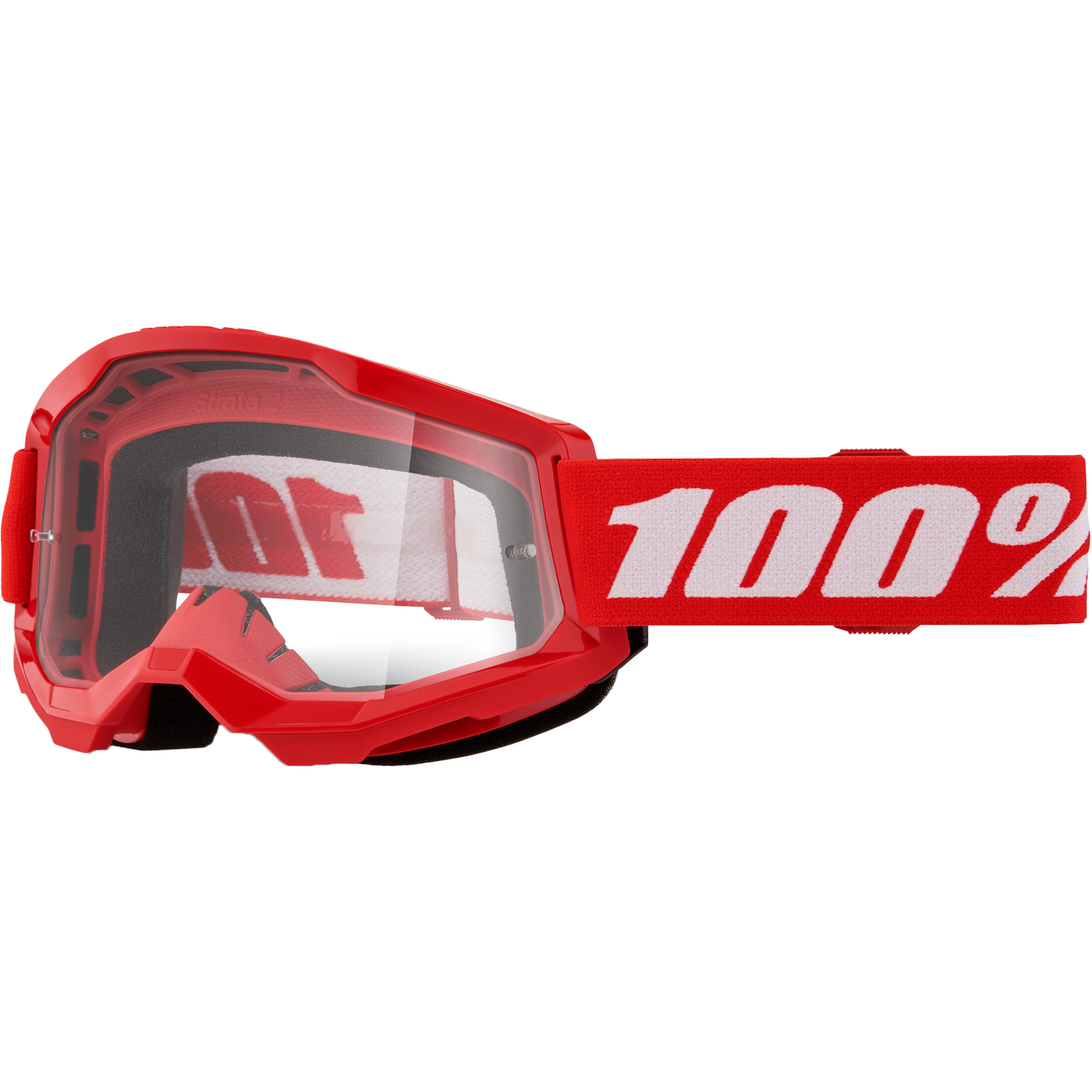 Strata 2 Junior Goggle Red Clear Lens