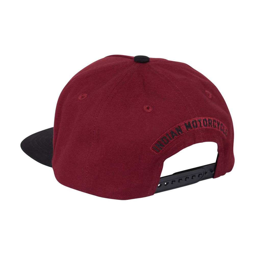 
                      
                        Indian Motorcycle Port and Black Logo Flat Peak Cap, Multi - O/S - 2833444
                      
                    