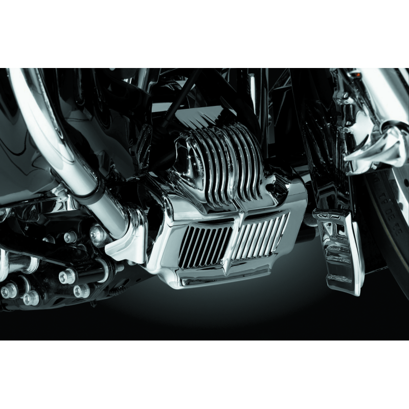Kuryakyn Oil Cooler Cover 11-16 Touring Chrome