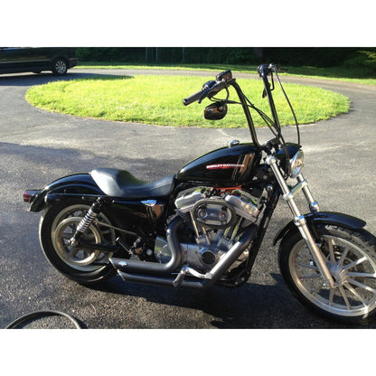 Narrow 16" Apehangers 1" Black