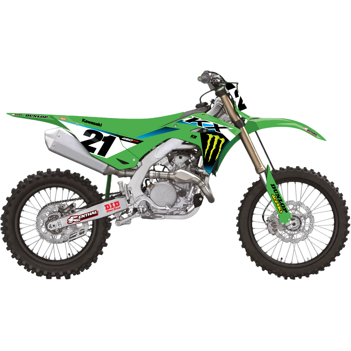 Complete Kit 25 Mek Kx 450 (24 25) Wht Bg