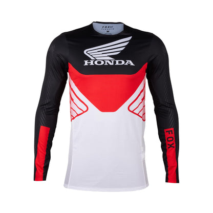 Fox Racing Black/Red/White Flexair Honda Motocross Jersey