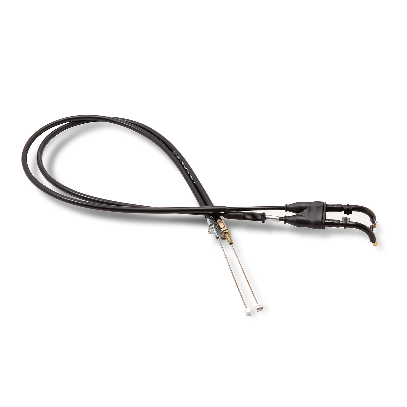 Black Vinyl Throttle Cable Push Pull  Set Hon