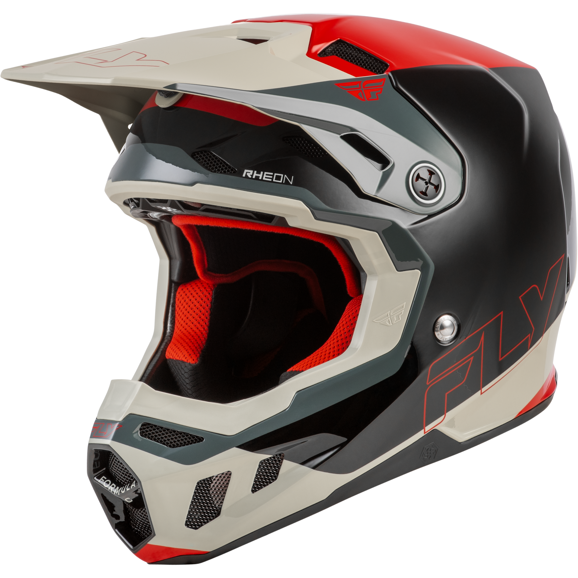 Formula Cc Glide Helmet Black/Red/Grey 2x