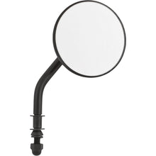 3" Round Mirror W/4" Stem Black L/R