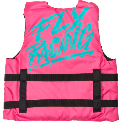 Youth Flotation Vest Neon Pink/Teal