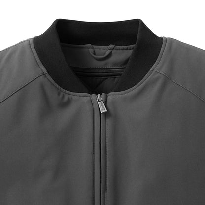 Indian Motorcycle Men's Detroit Bomber Jacket, Gray - L - 286263606