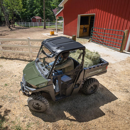 Polaris RANGER Windshield Full, Polycarbonate, Clear, Fits 570, SP 570, 570 EPS, 500, EV, ETX Models and More, Lock & Ride Technology, Clear Visibility, Impact Resistant, for UTV - 2883318
