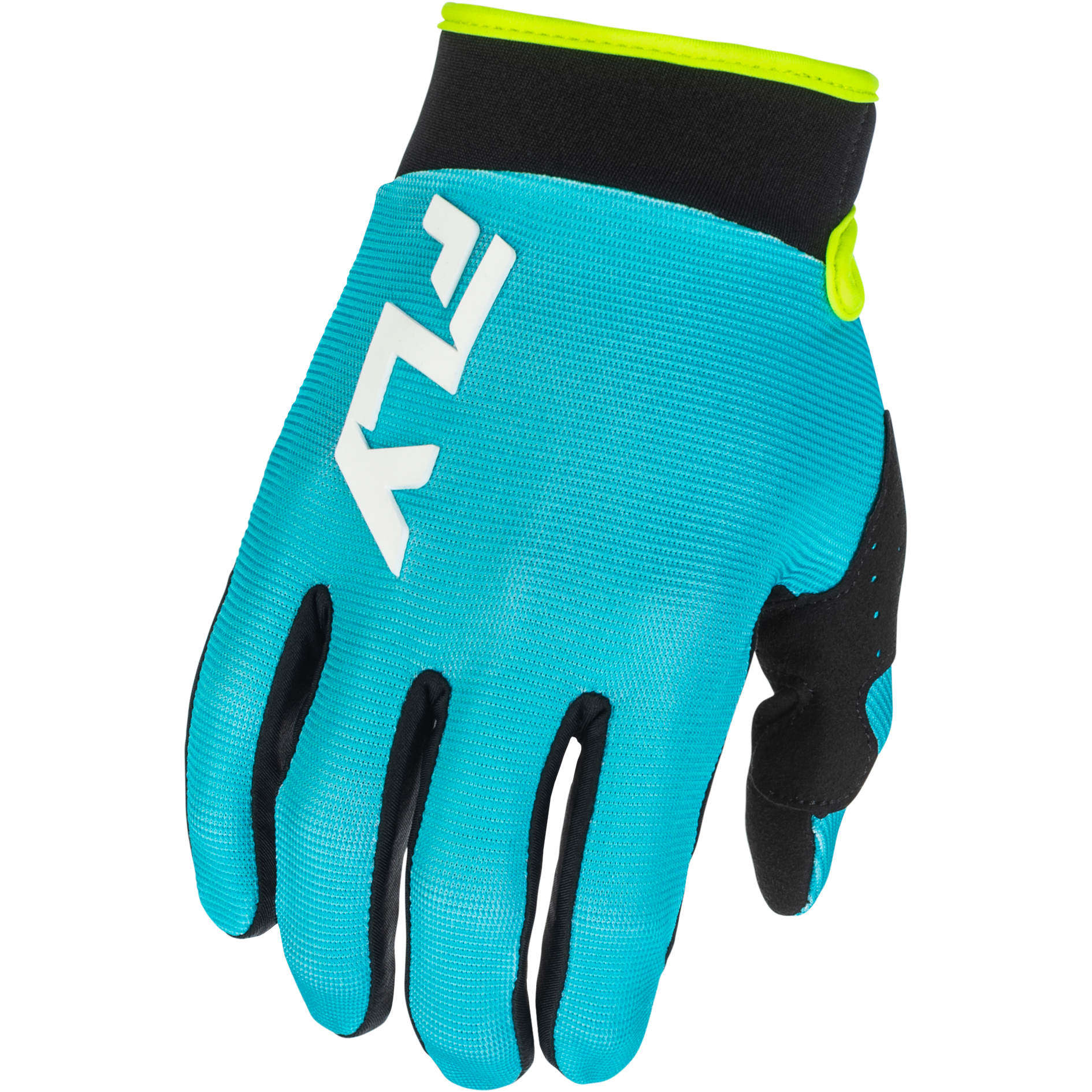 F 16 Gloves Aqua/Black/White Sm