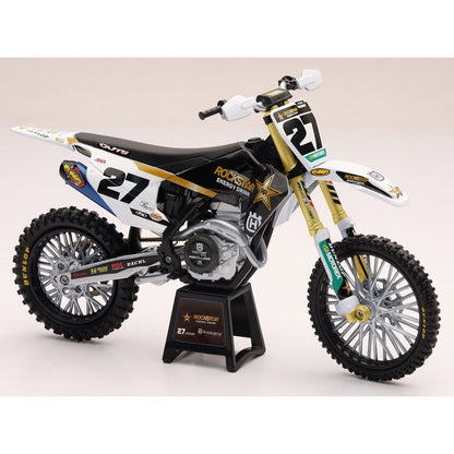 1:12 Scale Rockstar Husqvarna Team Fc450 Malcolm Stewart #27