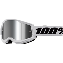 Strata 2 Goggle White Mirror Silver Lens