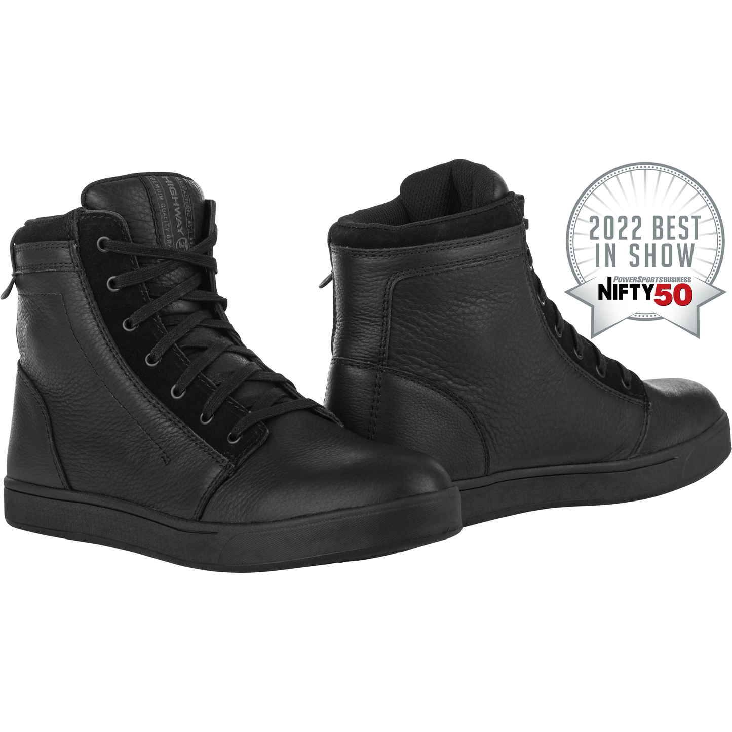 Axle Leather Waterproof Shoes Black/Black Sz 09