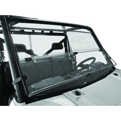 QuadBoss 15-19 Polaris Ranger 1000 Diesel Windbreak Folding Windshield