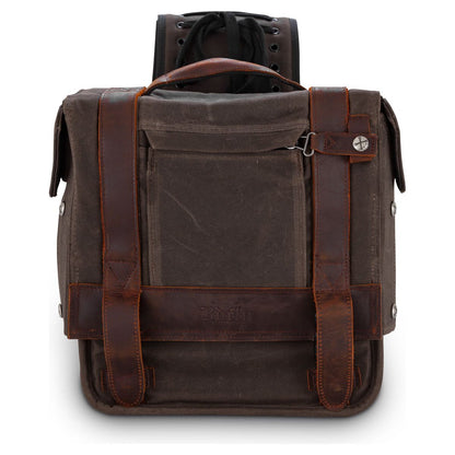 Throwover Saddlebag Dark Oak