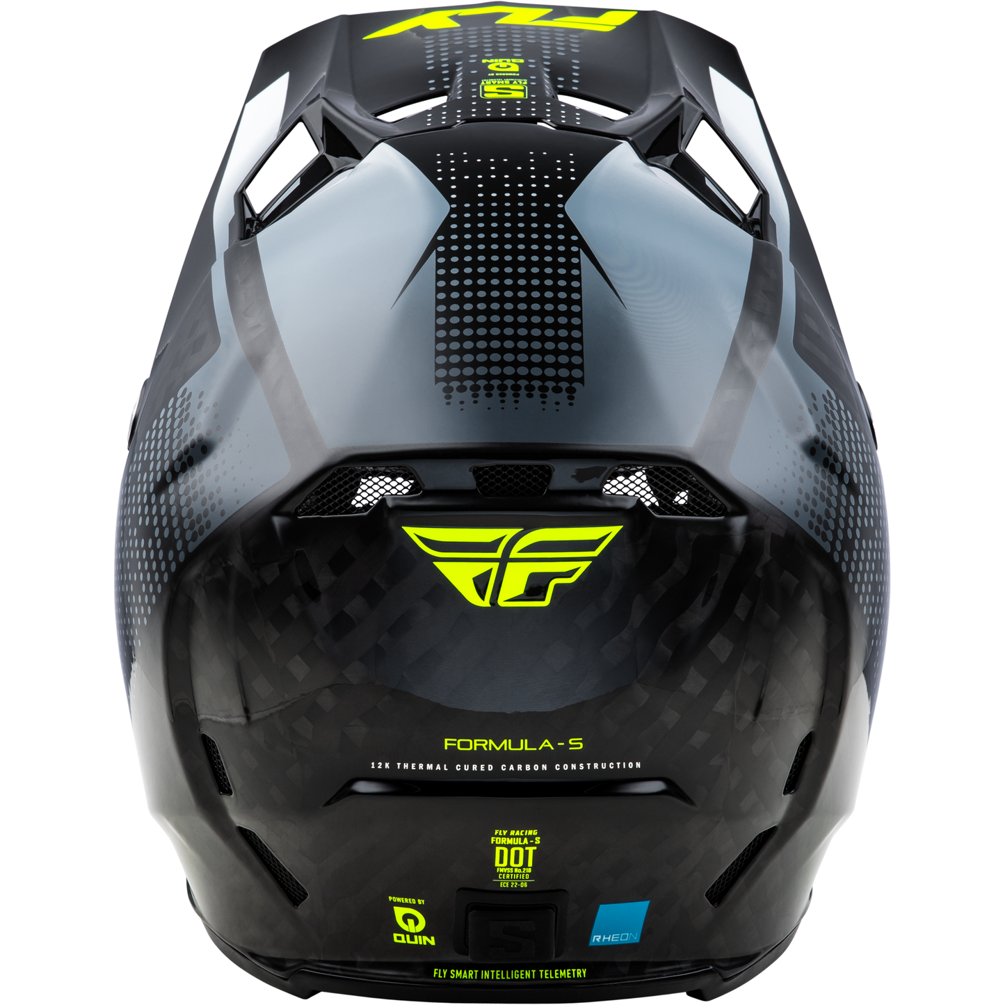 Yth Formula S Carbon Protocol Hlmt Blk Carbon/Grey/Hi Vis Yl