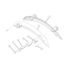 Genuine Indian Motorcycles Chief Strut Cover and Spool Kit - Chrome 2883998-156