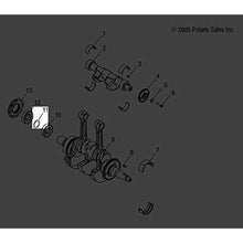 Polaris Ranger Bushing, 35x44x3, Genuine OEM Part 7556579, Qty 1