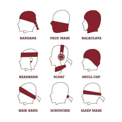 Indian Motorcycle Logo Multifunctional Headwear, Black - 2833207