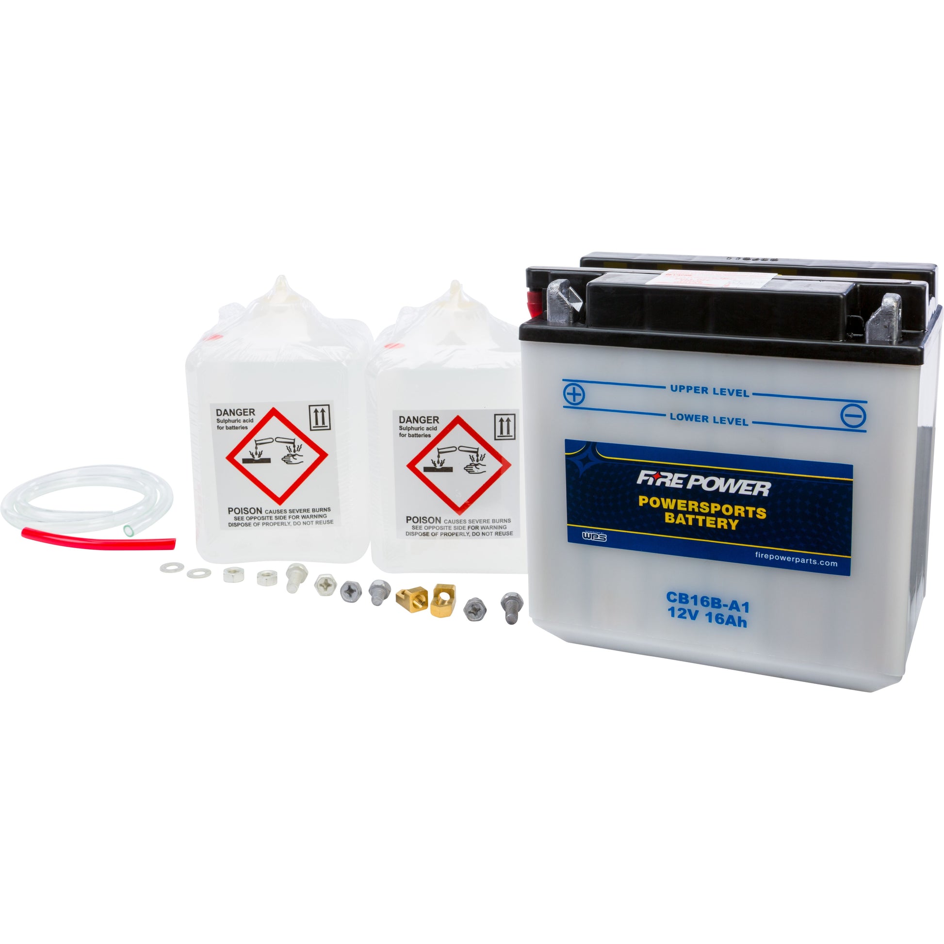 Battery W/Acid Cb16b A1 12v Heavy Duty