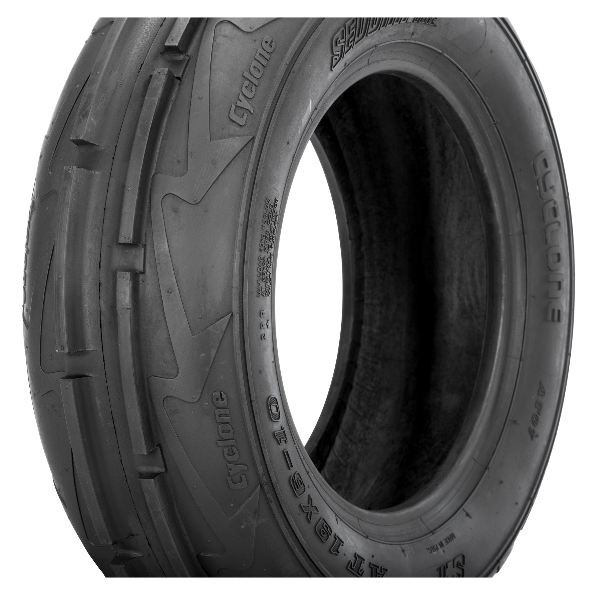 Tire Cyclone Rib 19x6 10 Bias 4pr Lr130lbs