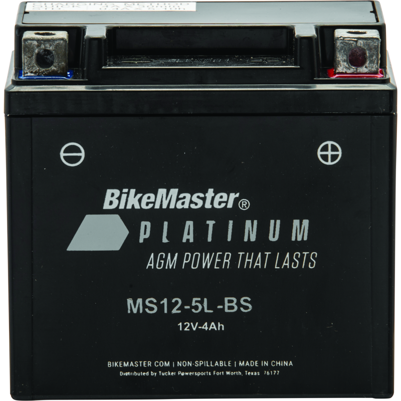 BikeMaster AGM Battery - MS12-5L-BS