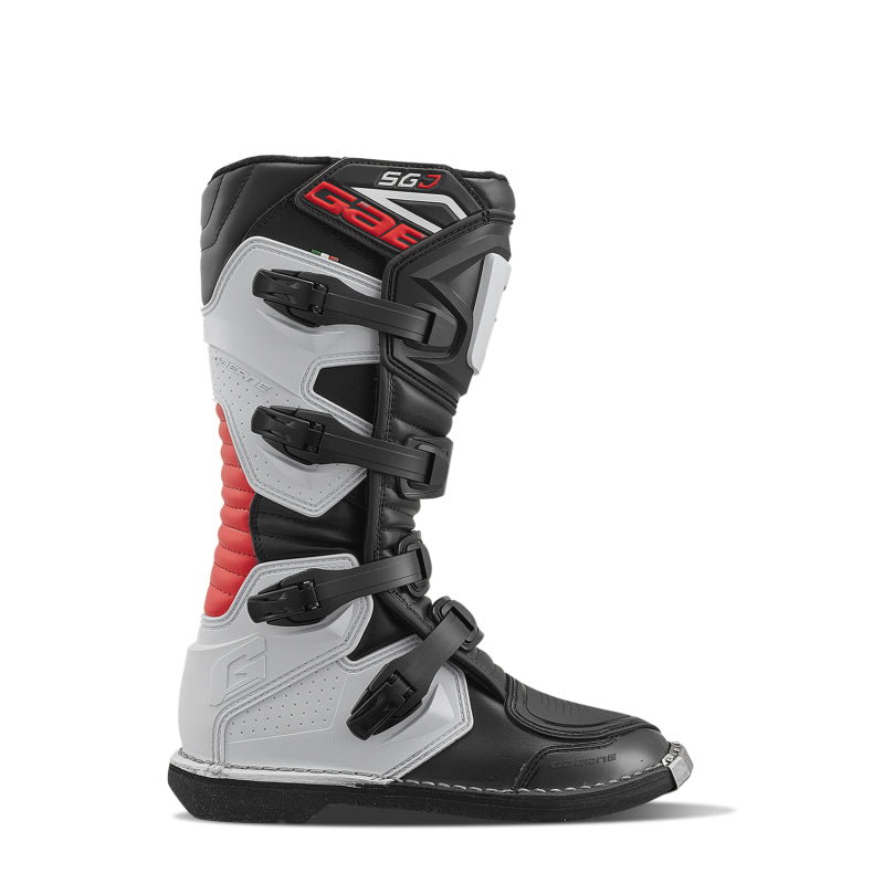 Gaerne SGJ Boot Black/White/Red Size Youth - 5
