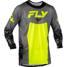 Youth Lite Flake Jersey Grey/Hi Vis/Black Yxl