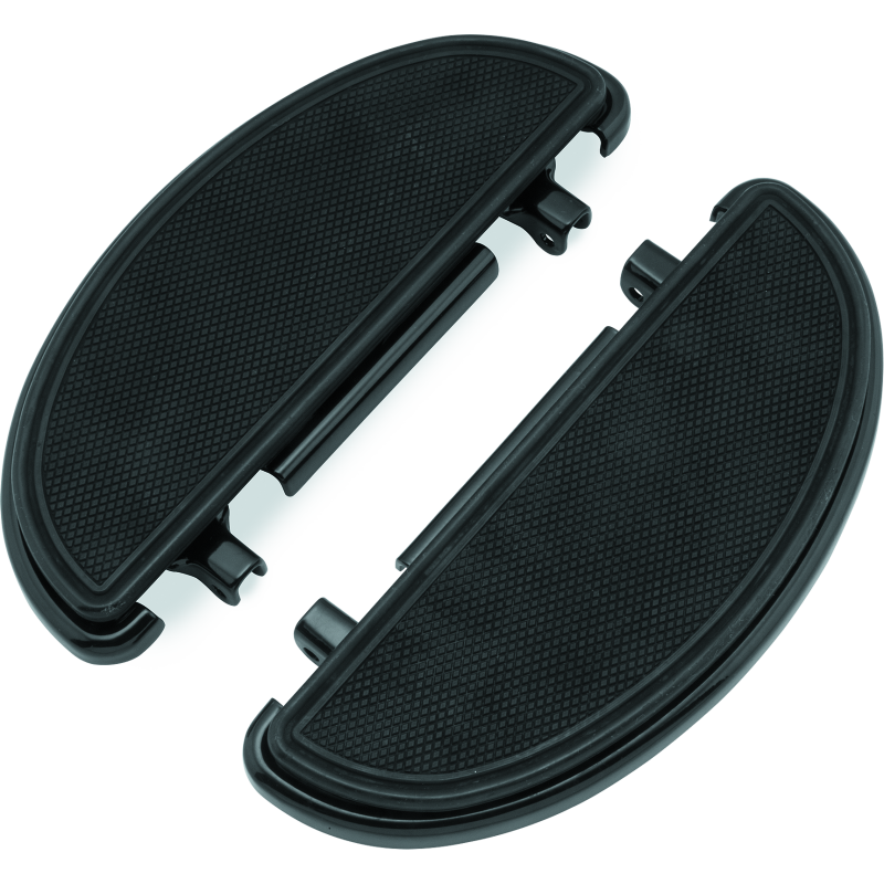 Bikers Choice 82-20 FLH FLT 86-17 FLST Black Half-Moon Floorboard Kit