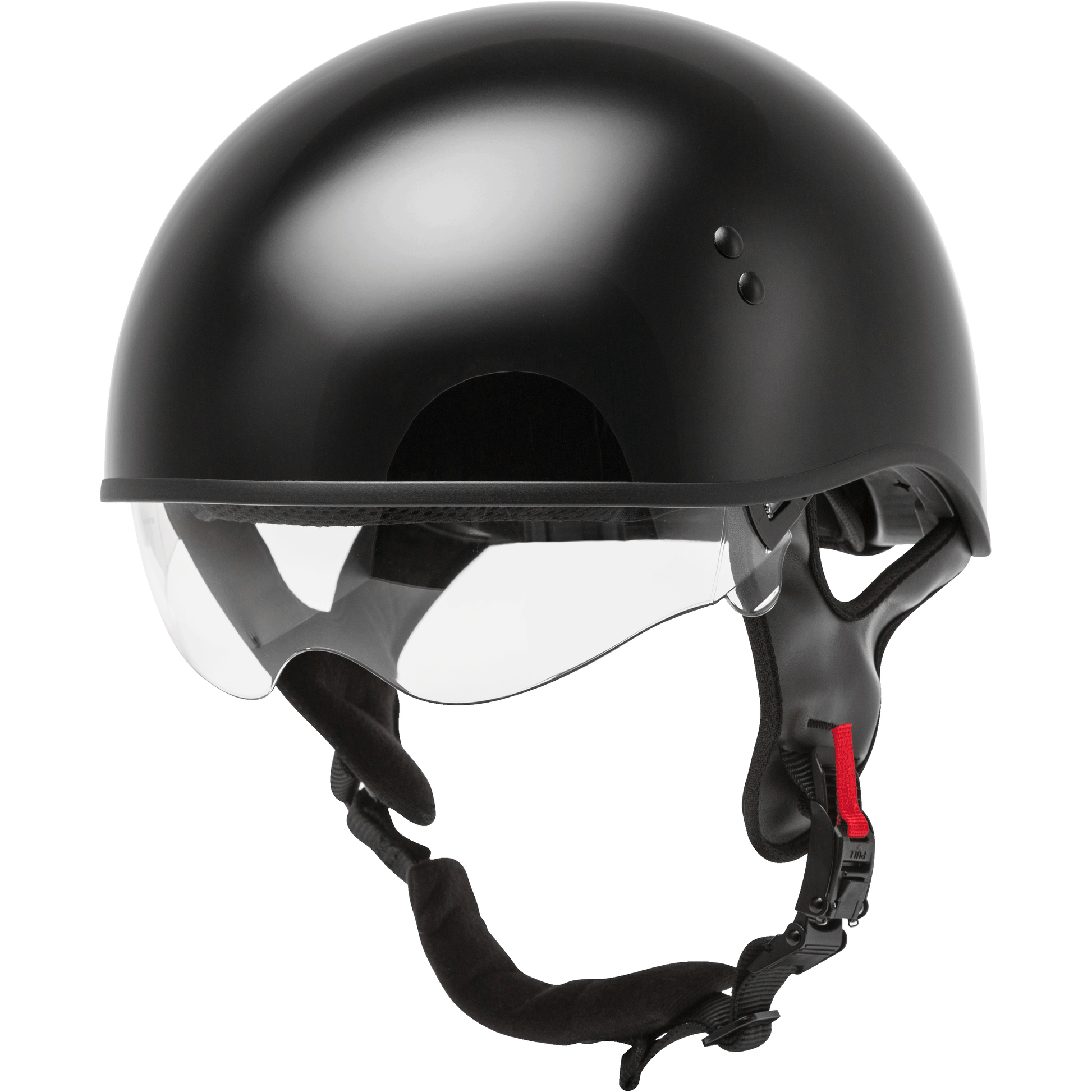 Hh 65 Half Helmet Naked Black Md