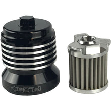Flo Reusuable Oil Filter Black/Polished Fins