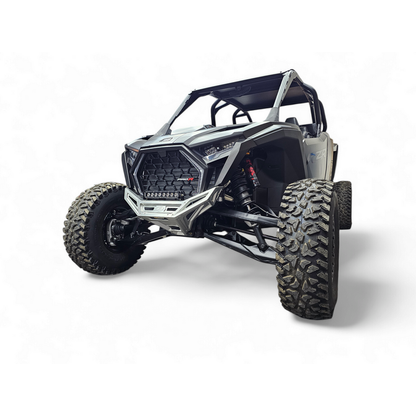 Elektric Offroad 2022-2025 Polaris Rzr Pro R/ Pro S/Turbo R Billet Front Winch Bumper Anodized Clear