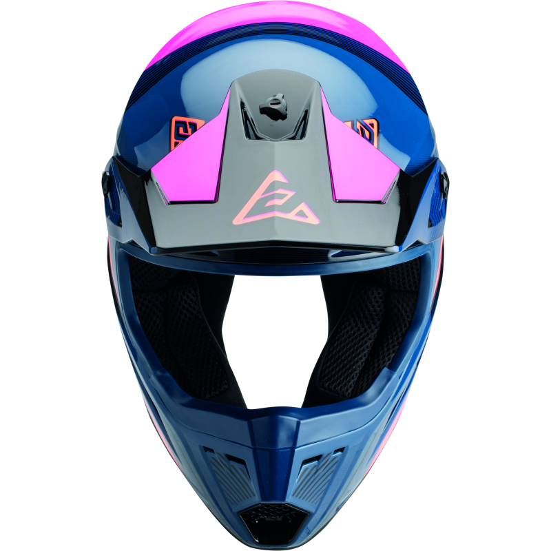 Answer AR1 Vendetta Helmet Dark Blue/Rhodamine/Orange Youth - Small