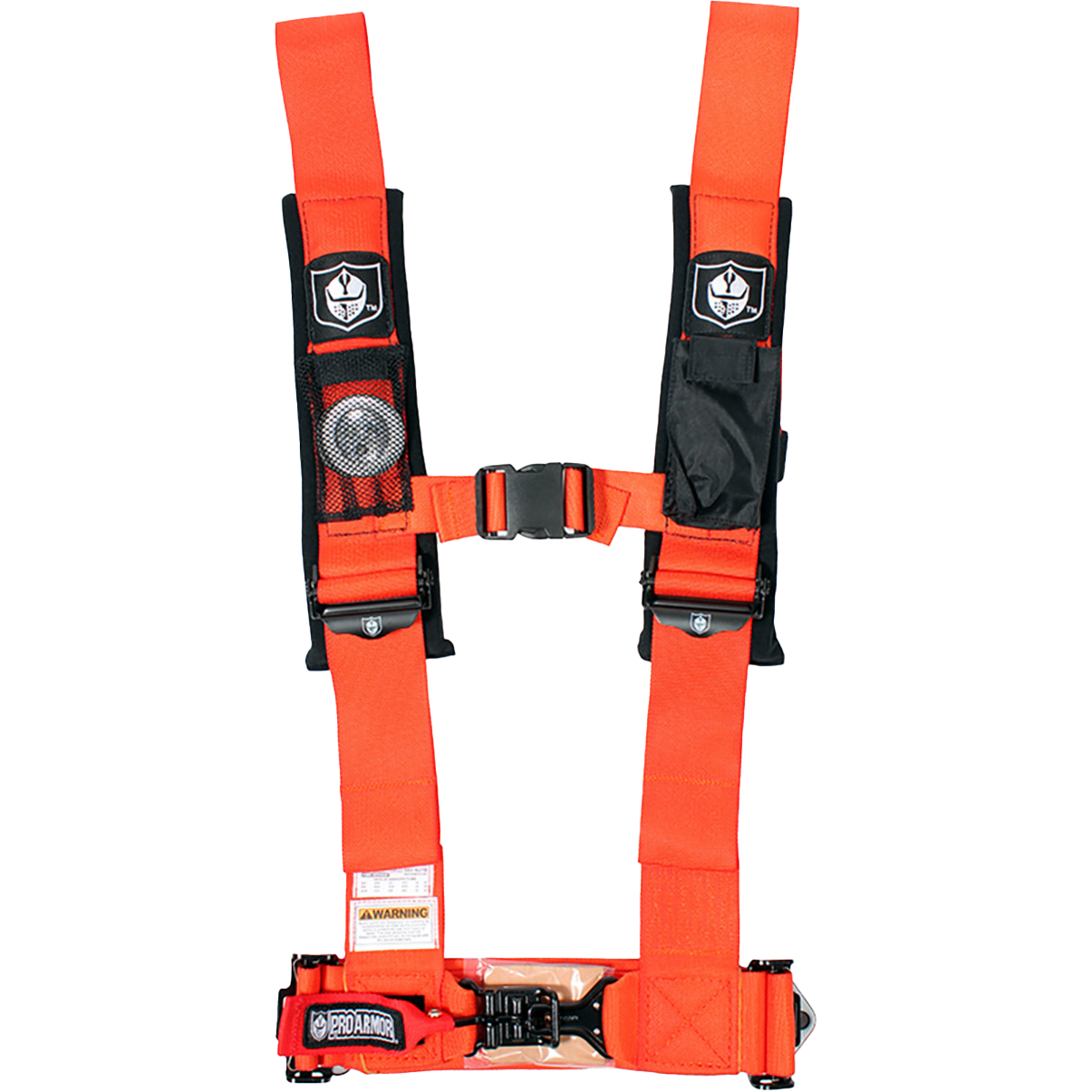 5pt Harness 3" Pads Orange Orange