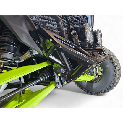 Elektric Offroad 2022-2025 Polaris Rzr Pro R/ Pro S/Turbo R Billet Front Winch Bumper Anodized Black