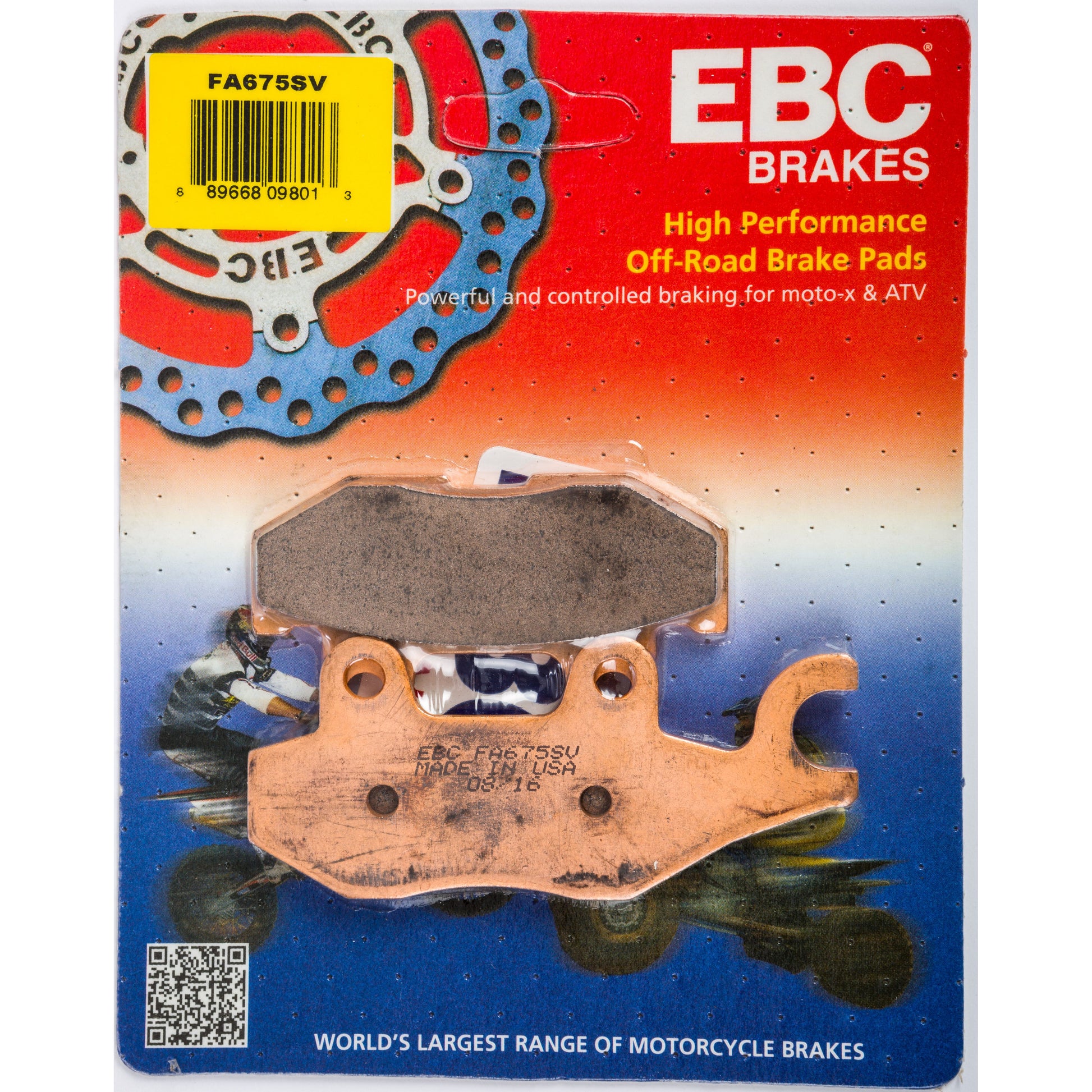 Brake Pads Fa675sv Severe Duty Sv Series