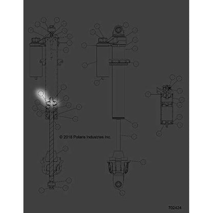 Polaris RZR Piston, Genuine OEM Part 1800604, Qty 1