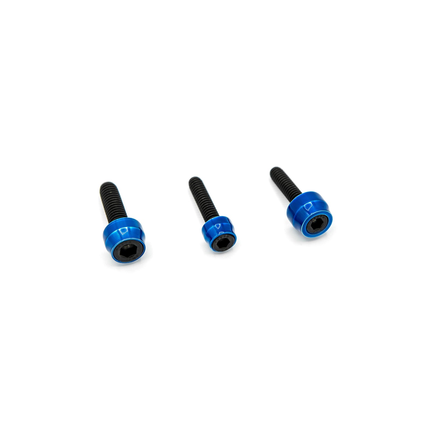 Chacho's Bolt Kit Blue M8 Eng Trans Prim Blk