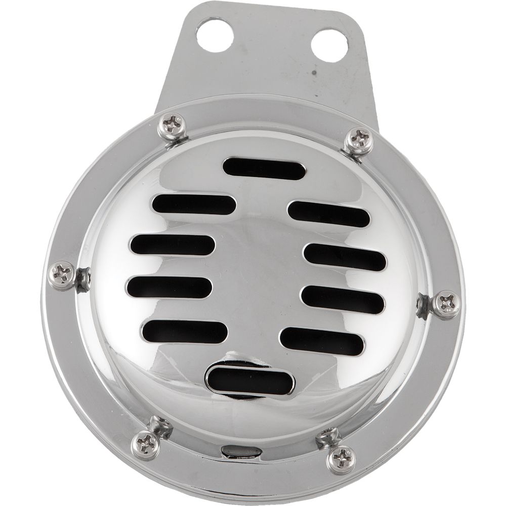 Universal 12 Volt Horn Chrome 4"