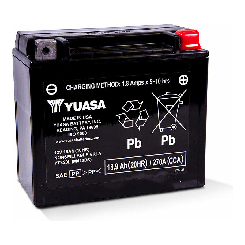 Battery Ytx20l Sealed Factory Activated