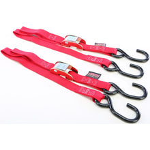 Tie Down Cam S Hook Watercraft 1"X3' Red Pair