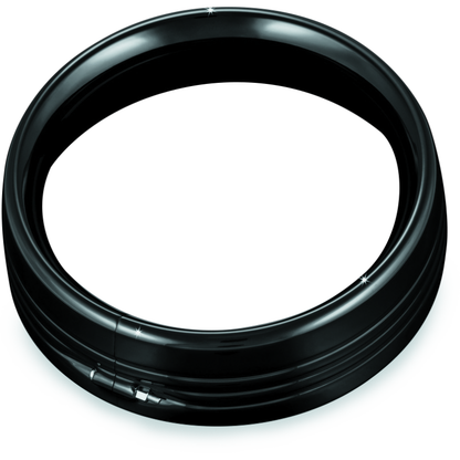 Kuryakyn 7inch Headlamp Trim Ring Gloss Black