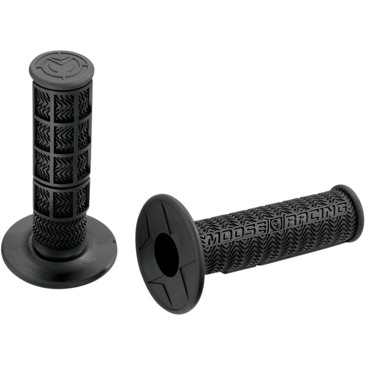 MOOSE OFFROAD Flange Style Stealth MX Grips - Black B01MXB
