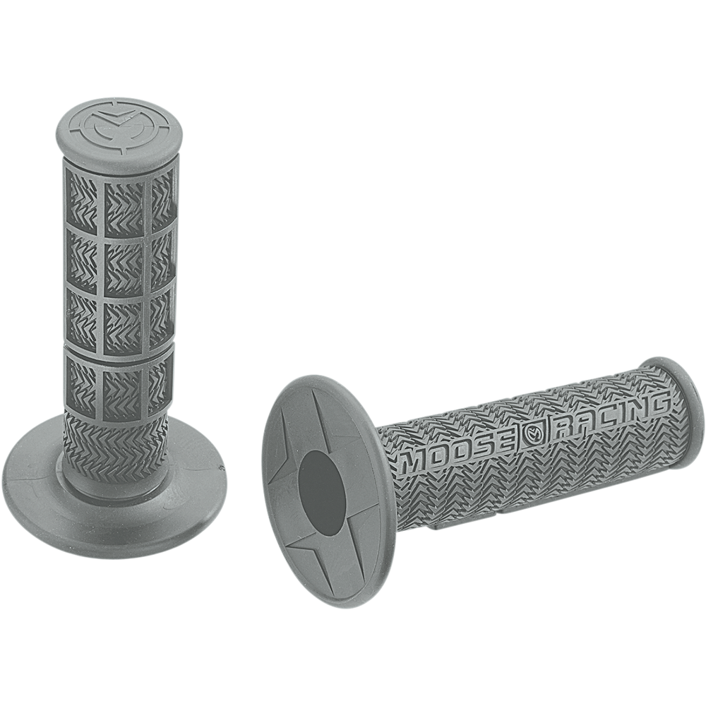 MOOSE OFFROAD Flange Style Stealth MX Grips - Gray B01MXG